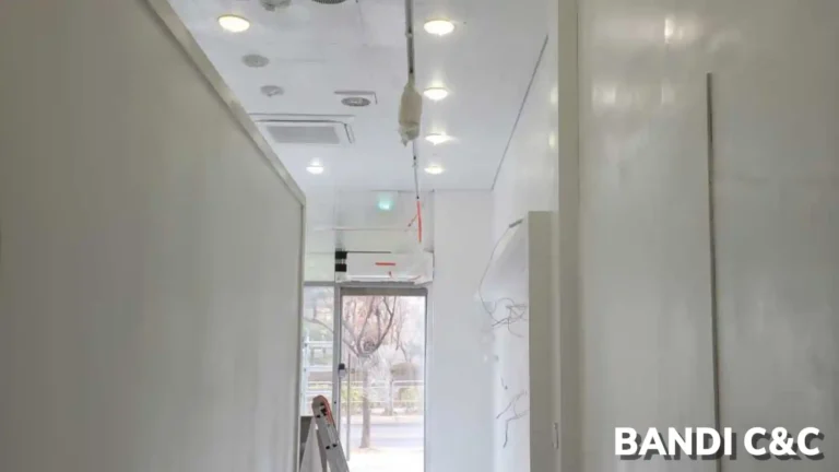 상가 내부 페인트 도장