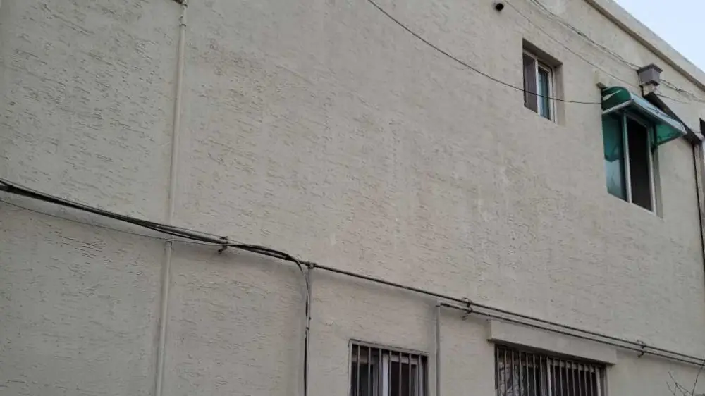 대림동 드라이비트 빌라 1층 출입구 외벽 페인트 도장 전경